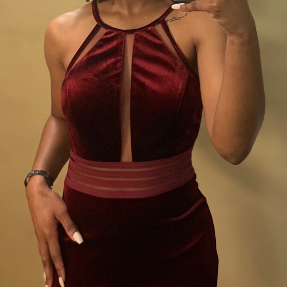 David's Bridal Dresses & Skirts - Red Wine Ball Dress